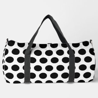 Polka Print Cut Naai Grote Duffel Bag Plunjezak