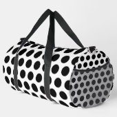 Polka Print Cut Naai Grote Duffel Bag Plunjezak (Rechterhoek)