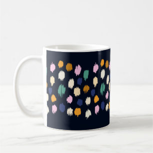 Polka-punten naadloos patroon koffiemok