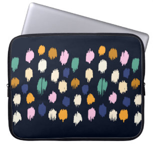 Polka-punten naadloos patroon laptop sleeve