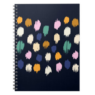 Polka-punten naadloos patroon notitieboek