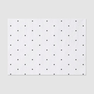 Polka-punten Zwart-wit patroon elegant Tissuepapier