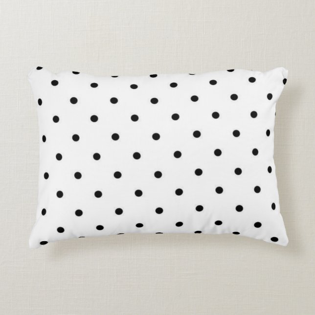 Polka-puntpatroon Accent Kussen (Voorkant)