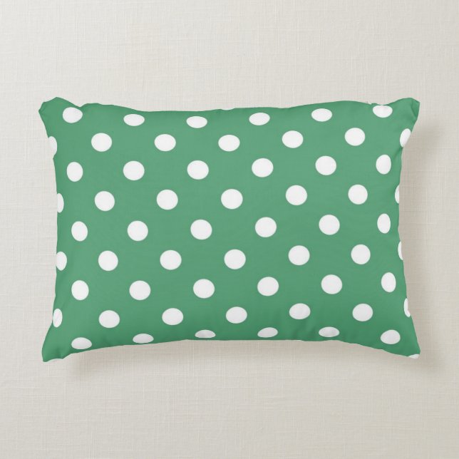 Polka-puntpatroon Accent Kussen (Voorkant)