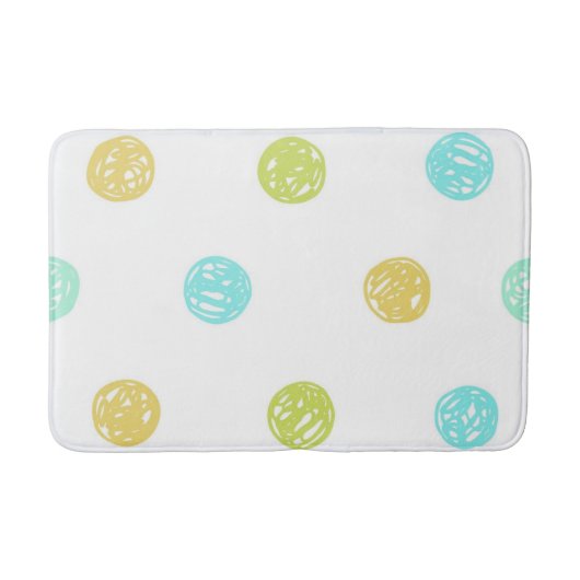 Polka-puntpatroon Badmat (Voorkant)