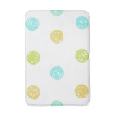 Polka-puntpatroon Badmat (Voorkant Verticaal)