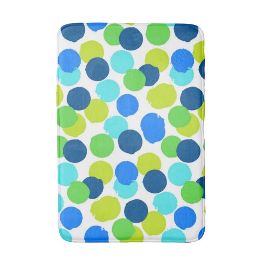 Polka-puntpatroon Badmat (Voorkant Verticaal)