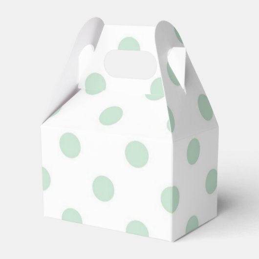 Polka-puntpatroon Bedankdoosjes (Voorkant Zijde)