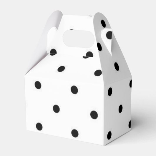 Polka-puntpatroon Bedankdoosjes (Voorkant Zijde)