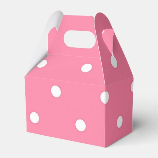 Polka-puntpatroon Bedankdoosjes (Voorkant Zijde)