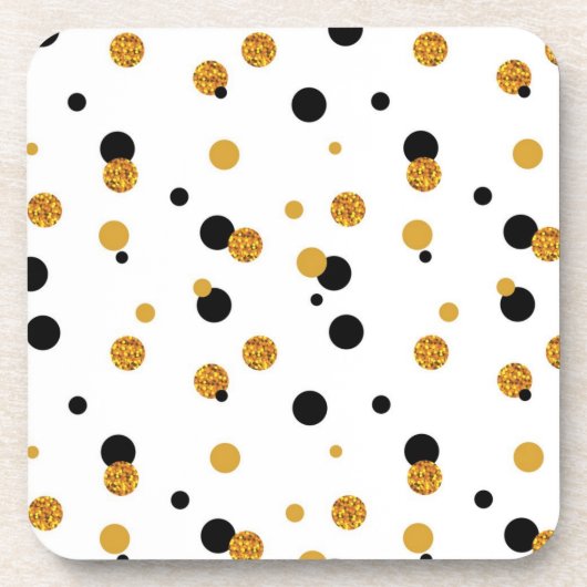 Polka-puntpatroon Bier Onderzetter (Voorkant)