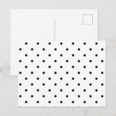 Polka-puntpatroon Briefkaart (Voorkant / Achterkant)