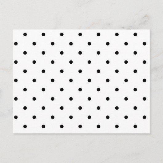 Polka-puntpatroon Briefkaart (Voorkant)