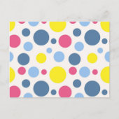 Polka-puntpatroon Briefkaart (Voorkant)
