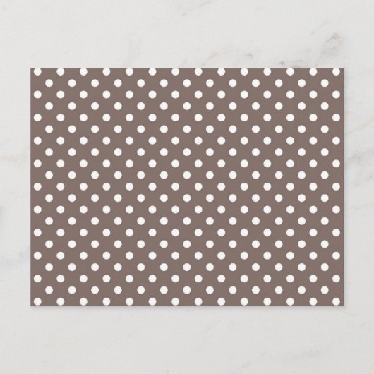 Polka-puntpatroon Briefkaart (Voorkant)