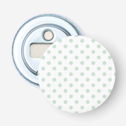 Polka-puntpatroon Button Flesopener (Voorkant)