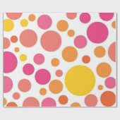 Polka-puntpatroon Cadeaupapier (Vlak)