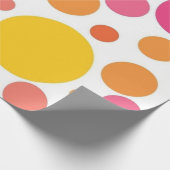 Polka-puntpatroon Cadeaupapier (Hoek)