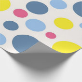 Polka-puntpatroon Cadeaupapier (Hoek)