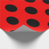 Polka-puntpatroon Cadeaupapier (Hoek)
