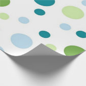 Polka-puntpatroon Cadeaupapier (Hoek)