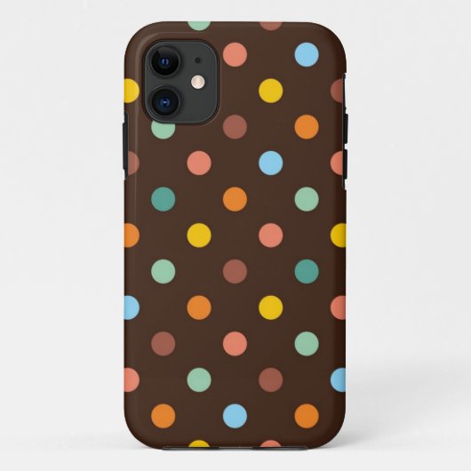 Polka-puntpatroon Case-Mate iPhone Case (Achterkant)