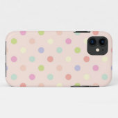 Polka-puntpatroon Case-Mate iPhone Case (Achterkant (horizontaal))