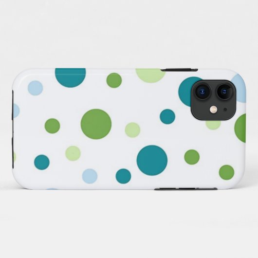 Polka-puntpatroon Case-Mate iPhone Case (Achterkant (horizontaal))