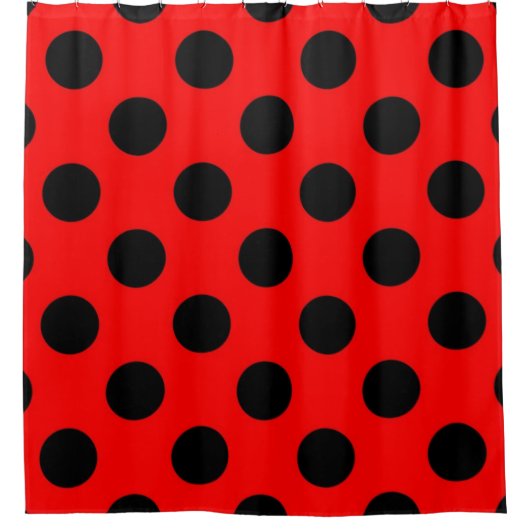 Polka-puntpatroon Douchegordijn (Voorkant)