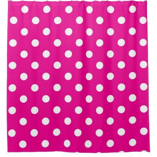 Polka-puntpatroon Douchegordijn (Voorkant)