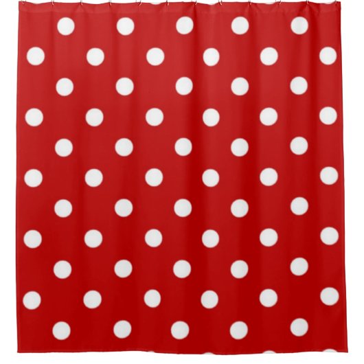 Polka-puntpatroon Douchegordijn (Voorkant)