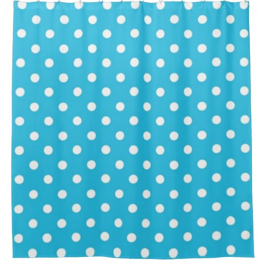 Polka-puntpatroon Douchegordijn (Voorkant)