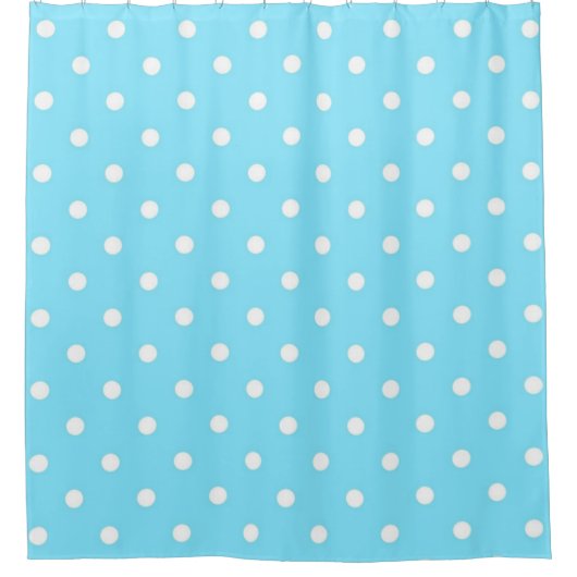 Polka-puntpatroon Douchegordijn (Voorkant)