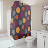 Polka-puntpatroon Douchegordijn (In situ)