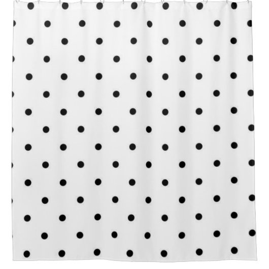 Polka-puntpatroon Douchegordijn (Voorkant)