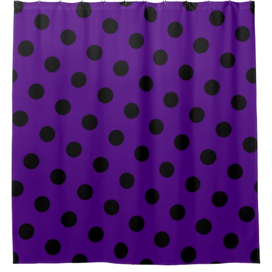 Polka-puntpatroon Douchegordijn (Voorkant)