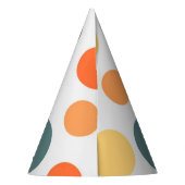 Polka-puntpatroon Feesthoedjes (Achterkant)