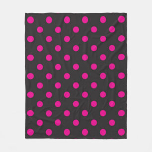 Polka-puntpatroon Fleece Deken