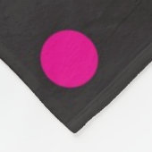 Polka-puntpatroon Fleece Deken (Hoek)