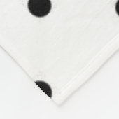 Polka-puntpatroon Fleece Deken (Hoek)