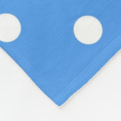 Polka-puntpatroon Fleece Deken (Hoek)