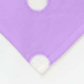 Polka-puntpatroon Fleece Deken (Hoek)