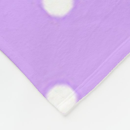 Polka-puntpatroon Fleece Deken (Hoek)