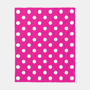 Polka-puntpatroon Fleece Deken