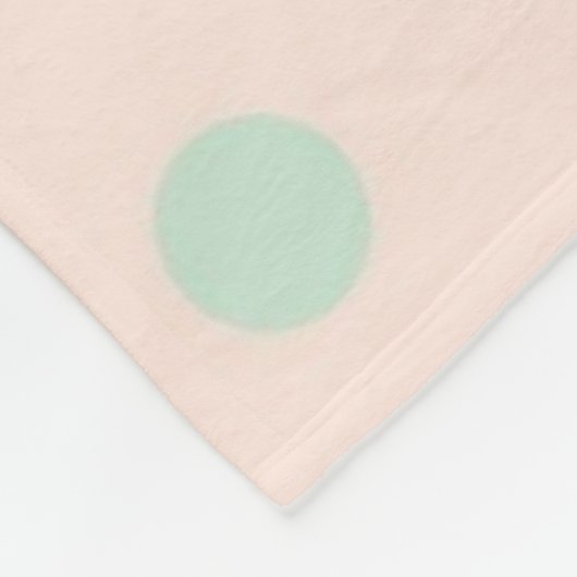 Polka-puntpatroon Fleece Deken (Hoek)