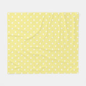 Polka-puntpatroon Fleece Deken (Voorkant (Horizontaal))