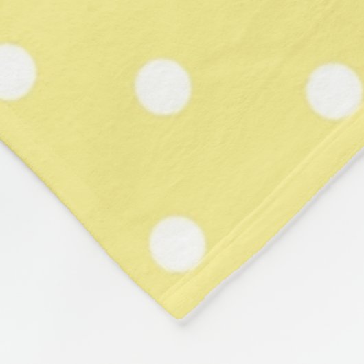 Polka-puntpatroon Fleece Deken (Hoek)