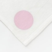 Polka-puntpatroon Fleece Deken (Hoek)