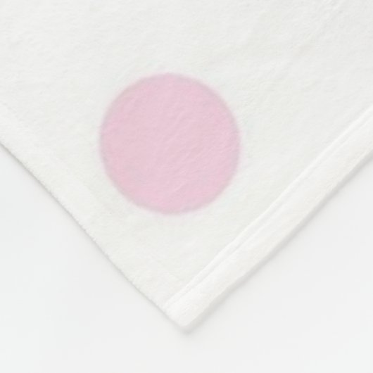 Polka-puntpatroon Fleece Deken (Hoek)