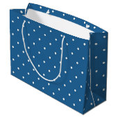 Polka-puntpatroon Groot Cadeauzakje (Achterkant Gekanteld)